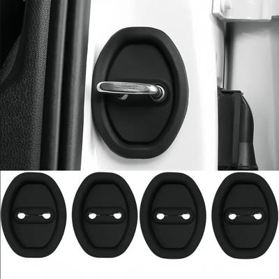 4PCS General Motors Door Lock Rubber Sleeve Protective Pad Door Shock Absorption Buffer Anti-collision Paste