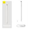 Active + Passive Stylus Pen Baseus Stylus With Battery Indicator (White)