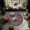National Flag & Eagle pattern round rug,Carpet Rug for Living Room Bedroom Playroom ,Non-slip Floor Mat,Holiday Gifts and Birthday Gifts.