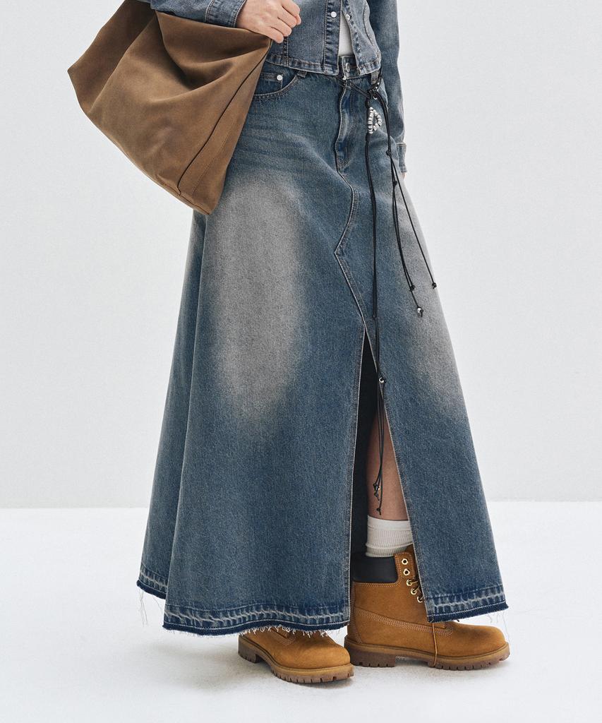 Deketeuumeon Maxi Skirt Dcsk006Blue
