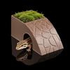 Anti Drowning Reptile Feeding Box With Moss Tray Water Dispenser  Pet Breeding