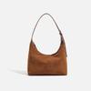 Women's Large Capacity Frosted Retro Shoulder & Crossbody Bucket Bag - Versatile for Autumn/Winter 2024