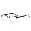 Trendy Round Semi-Rimless Ultralight Eyeglass Frames for Men & Women