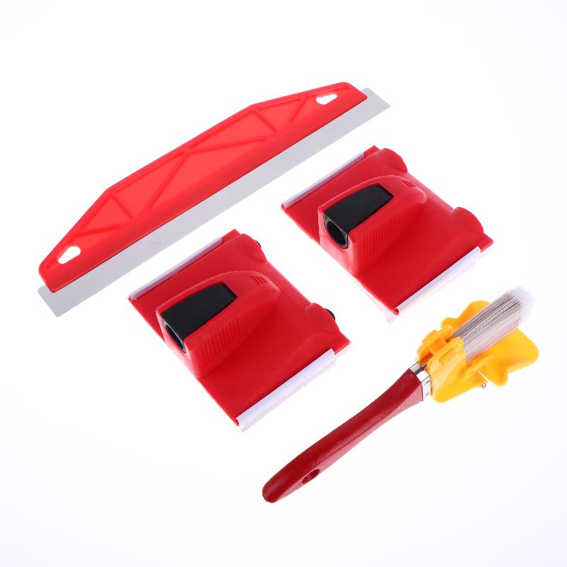 Paint Edger Tool Set For Walls Pad Painter For Walls Paint Edge Trimmer With Handle Multifunctional Ceiling Corner Painting Brus