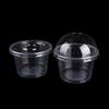 Healifty 25-Piece Disposable Pudding Cups, Plastic Salad Cups, Dessert Bowls with Lids, Clear Ice Cream Holders, Small Drink Containers for Parfaits,