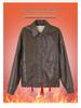 Women's 2025 Slimming Fleece-Lined PU Leather Motorcycle Jacket - Spring/Autumn Fashion