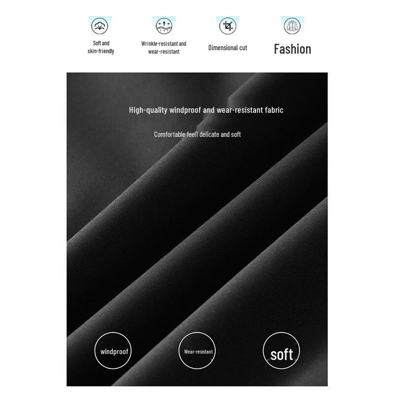 Jeanswest Men's Hooded Outdoor Windbreaker Jacket