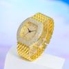 Roman Fashion Full Diamond Large Dial Ladies Watch Women's Watch Quartz Watch Women's
