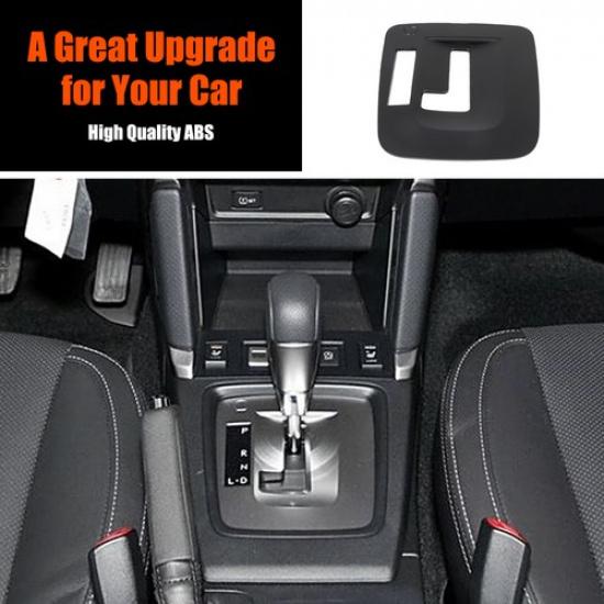 Matte Black Gear Shift Panel Trim For Subaru Forester SJ 13-18/Subaru XV 12-17