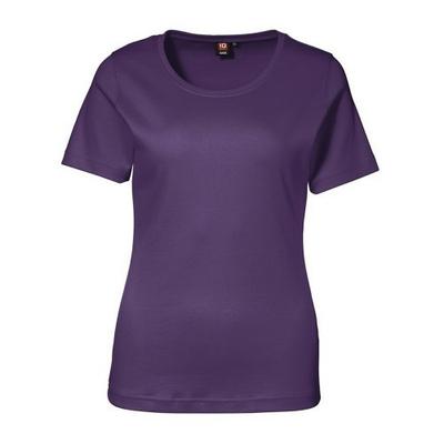 Camiseta feminina/senhora interlock de manga curta