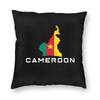 Cameroon Country Flag Throw Pillow Cover Throw Pillow Novelty Cushion Covers