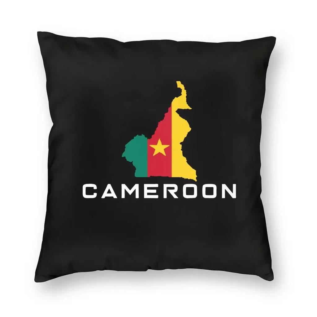 Cameroon Country Flag Throw Pillow Cover Throw Pillow Novelty Cushion Covers