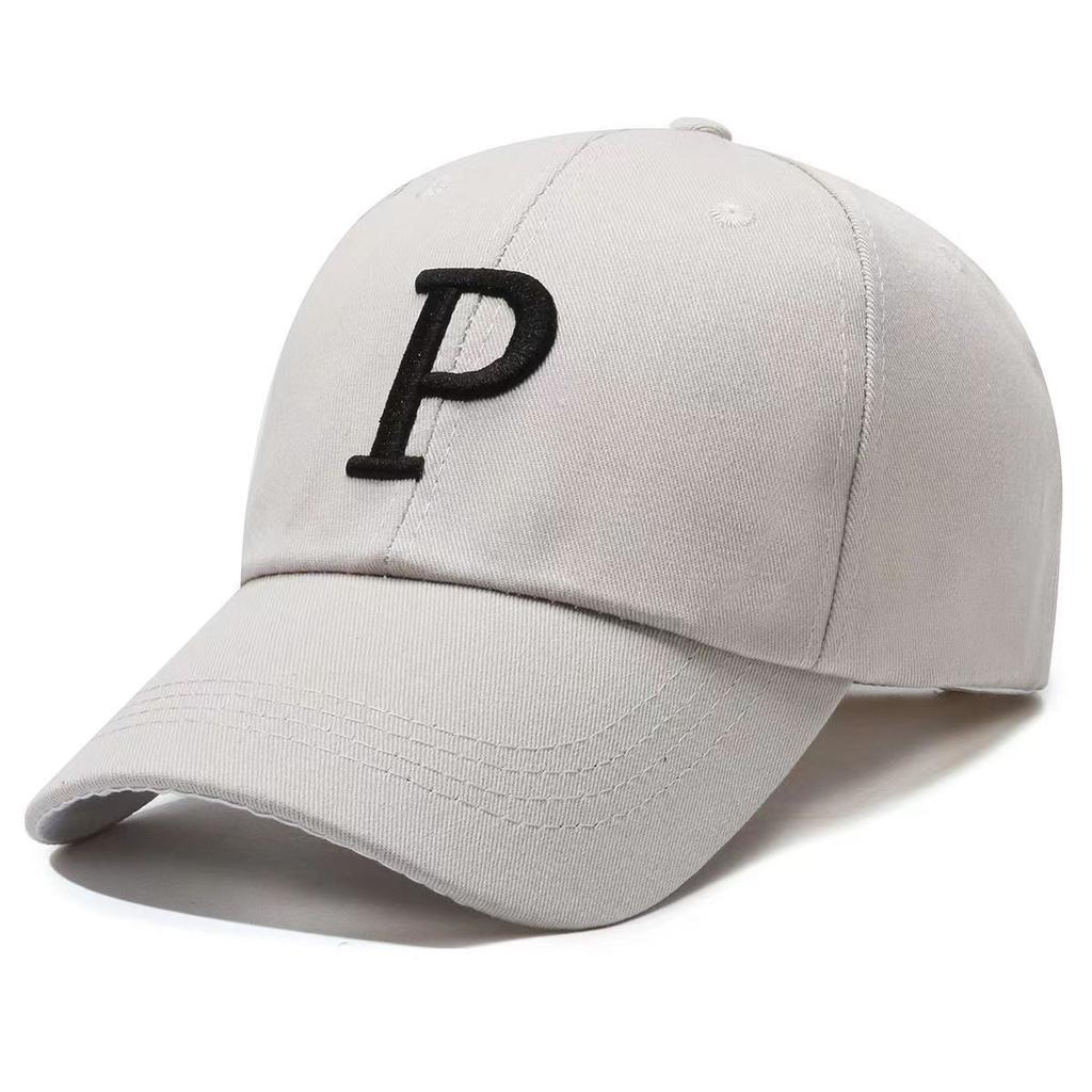 Letters P Embroidery Hat Women Uv Protection Shade Out Sun Protection Breathable