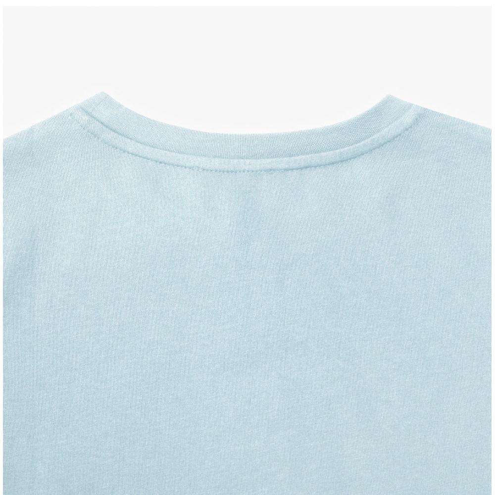 ApeSSe Cobqx H26943 Iab Light Blue Vpc Velvet Logo Men S Short Sleeve Tee