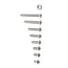 M2.5 A2 Stainless Steel Hex Socket Screws   With Hex Nuts Assortment Fasteners(  Head)