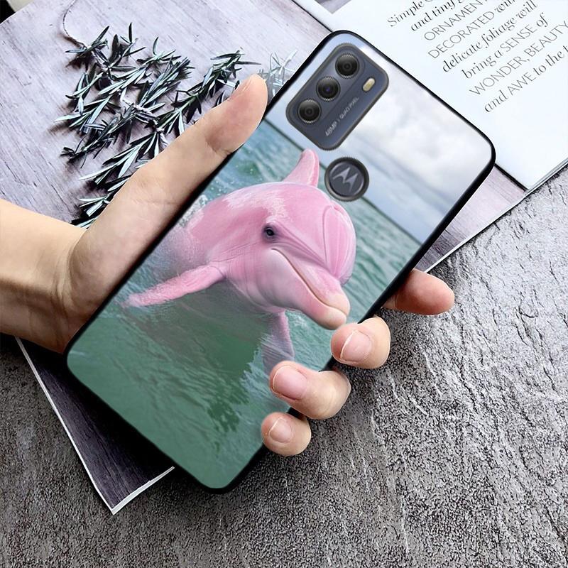 Phone Case For Moto G86 G85 G75 G15 G05 G56 G72 G53 G54 G84 G60 G31 G32 G24 G 5G G Play Sea Summer Dolphin Shark Turtle