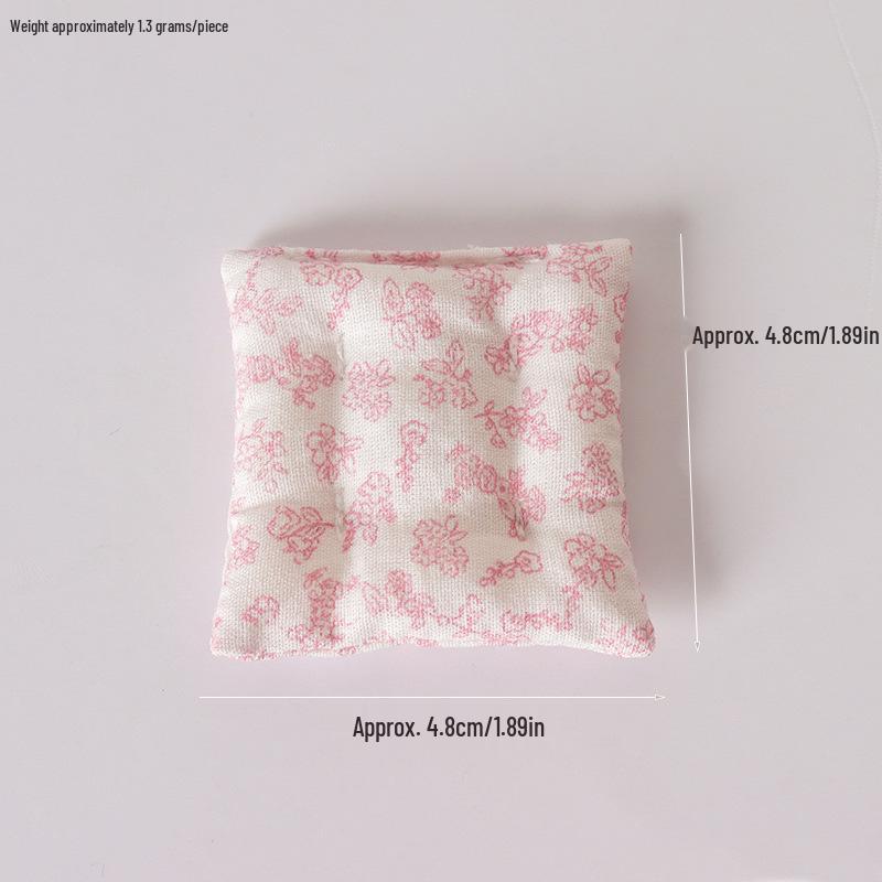 1:12 Miniature Dollhouse Tatami Chair Cushion for Bedroom Scene Accessories