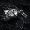 Heart Wing Motorcycle Bell Pendant Heart Lucky Bell style riding Bell Good Luck Bell Retro Motorcycle Safety Bell decoration