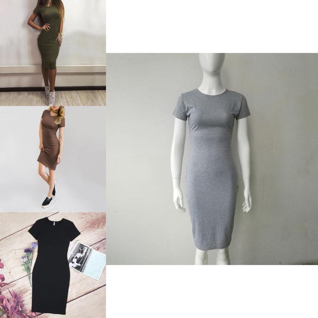 Elegant Womens Short Sleeve Bodycon Pencil Dress For Summer Casual Plus Sizes
