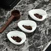 Kitchen Sugar Salt Porcelain Seasoning Loose Tea Scoop Coffee Spoon Kung Fu Tea Shovel Tea Tray