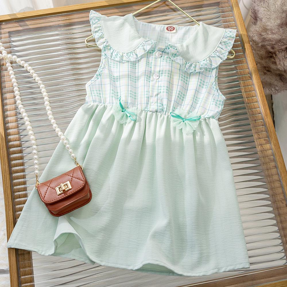 Girls Summer Sleeveless Princess Dress Cute Kids Vest Dress Fashionable Children Party Gown For Warm Weather
