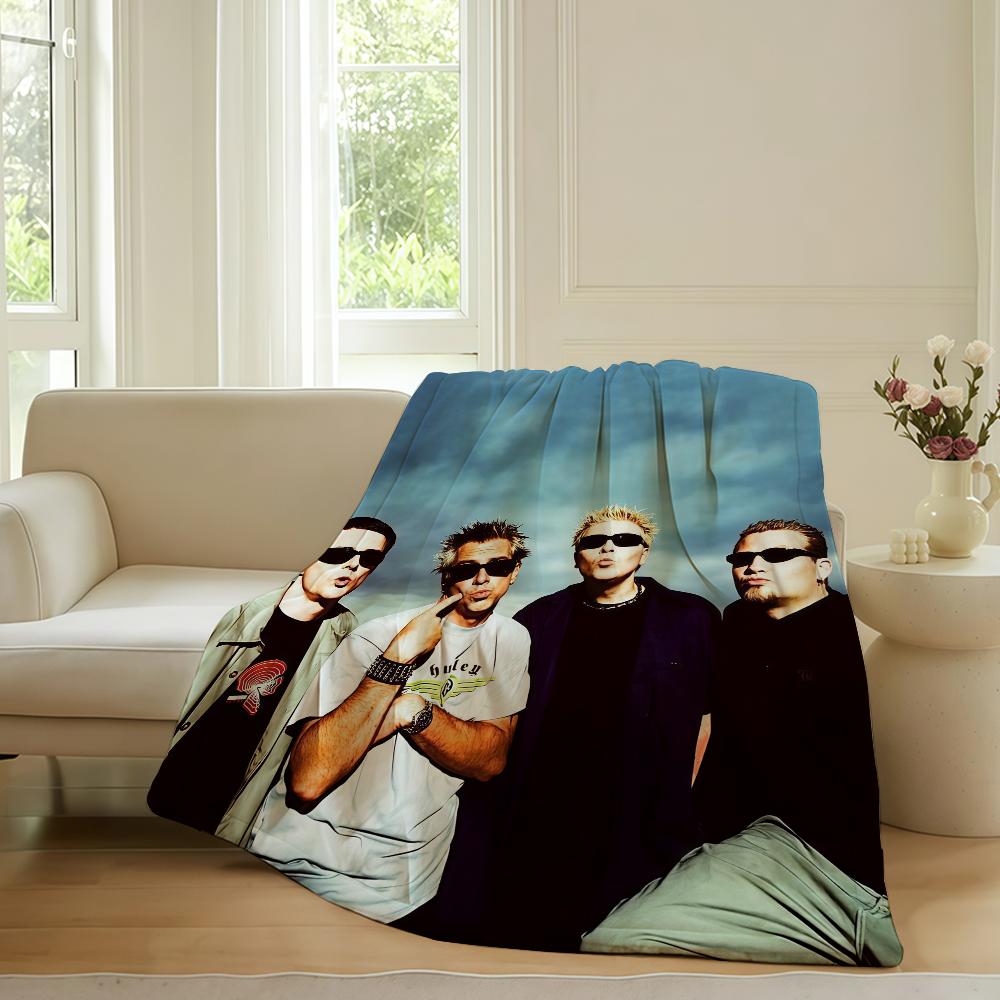 

Rock band The O-Offspring Blanket For Sofa Office Bed Plane Travel Sleep Read Relax Camping Soft And Warm 30x40in