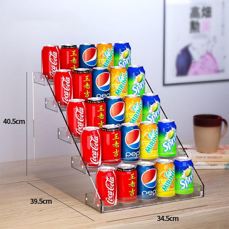 Clear Acrylic Supermarket Convenience Store Table Counter Cigarette Shelf Display Chewing Gum Rack Drink Snacks Display Stand