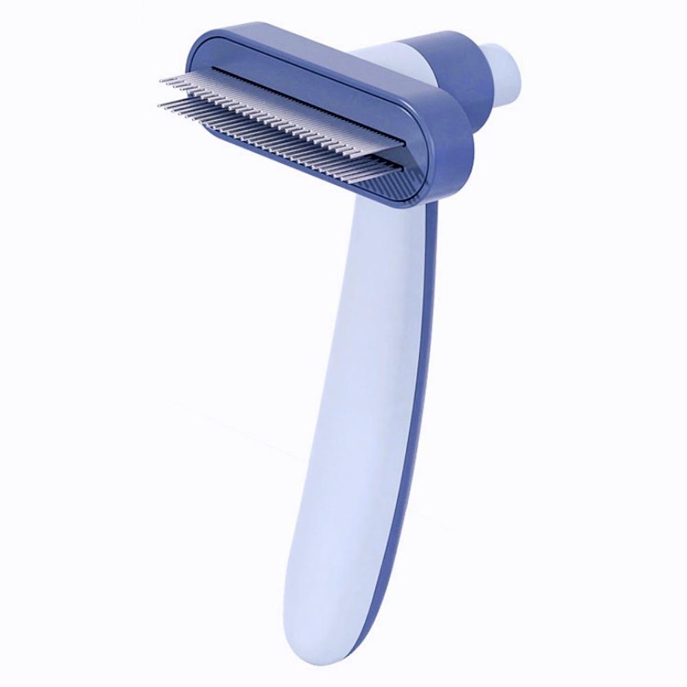 Double Row Dog Hair Comb Massage Function Self Cleaning Dog Brush New Pet Comb Cats