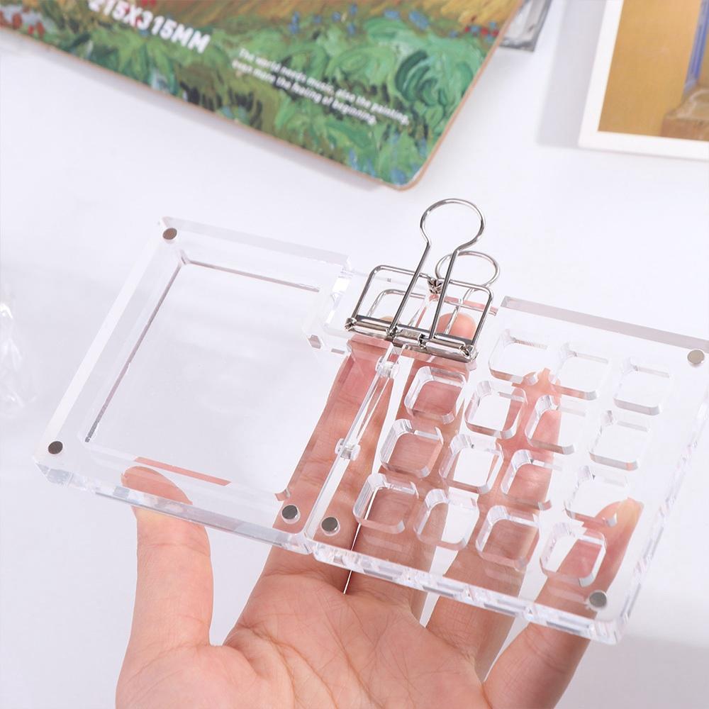 8/15 Grid Paint Pigment Box Mini Empty Paint Box Art Supplies Watercolor Paint Palette  Outdoor