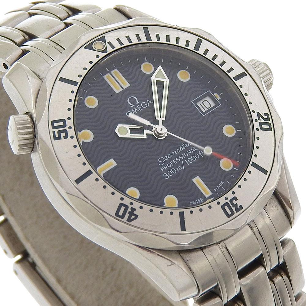 OMEGA Seamaster300M Watches 2562.80 cal.1538 NavyDial Stainless Steel Quartz Analog display mens Used