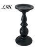 Iron Candle Holder Vintage Holder, Black Matte Pillar Holders, Metal Heat-Resistant Stand for Scented Candles And Tealights, Retro Candlestick Dining