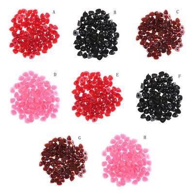 Dolls Accessories 7x8mm 7x9.5mm Kids Doll Nose Triangle Toy Teddy Bear Plastic 10pcs/bag Baby DIY Doll Toy Accessories  Accessory