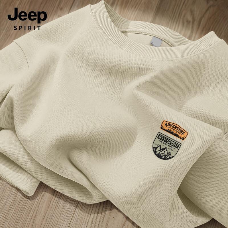 JEEP SPIRIT Men's 2025 Casual Crewneck Sweatshirt