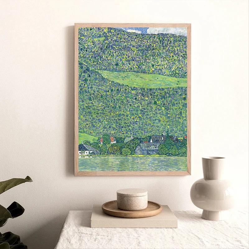 Gustav Klimt Classic Abstract Figure Plants Flowers Posters and Prints Canvas Printing Wall Art Picture for Room Home Decor