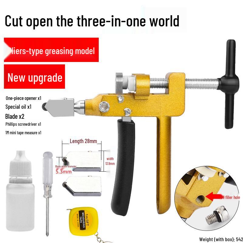 Portable Diamond Glass and Tile Cutter for Home Use