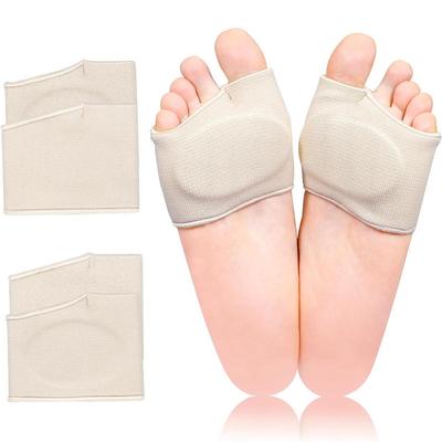 Forefoot Socks Metatarsal Foot Pads Toe Separator Corrector Sleeve Calluses Blisters Pain Relief Shoe Pad