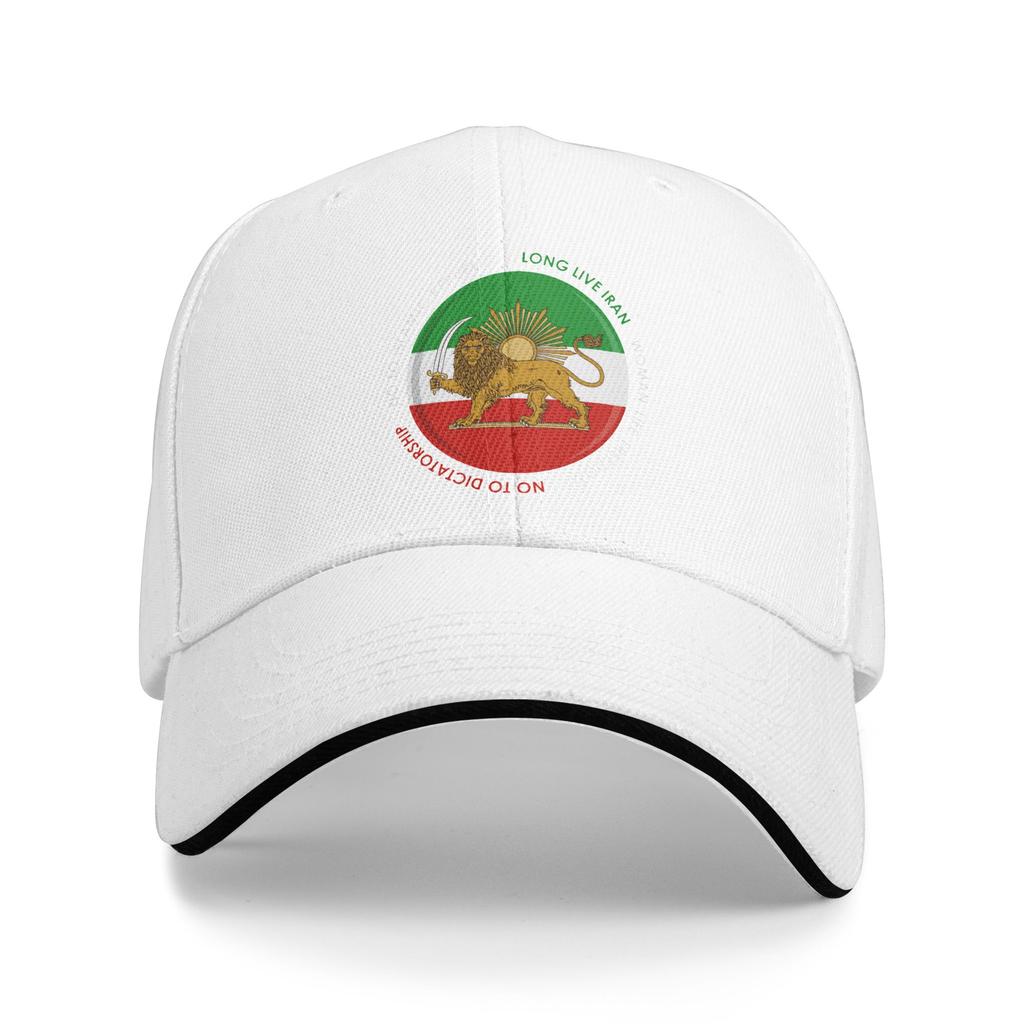 Lion and Sun Emblem of Persia Iranian Flag Baseball Cap Unisex Print Hip Hop Hats Summer y2k Funny Outdoor Sports Baseball Caps