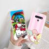 Transparent Case for Samsung A04 A14 A23 M33 M53 Realme 10 9 C35 C55 VIVO X80 Infinix Hot 30 Note 11 Tecno Spark 8P Pro L-7 Sanrio Characters