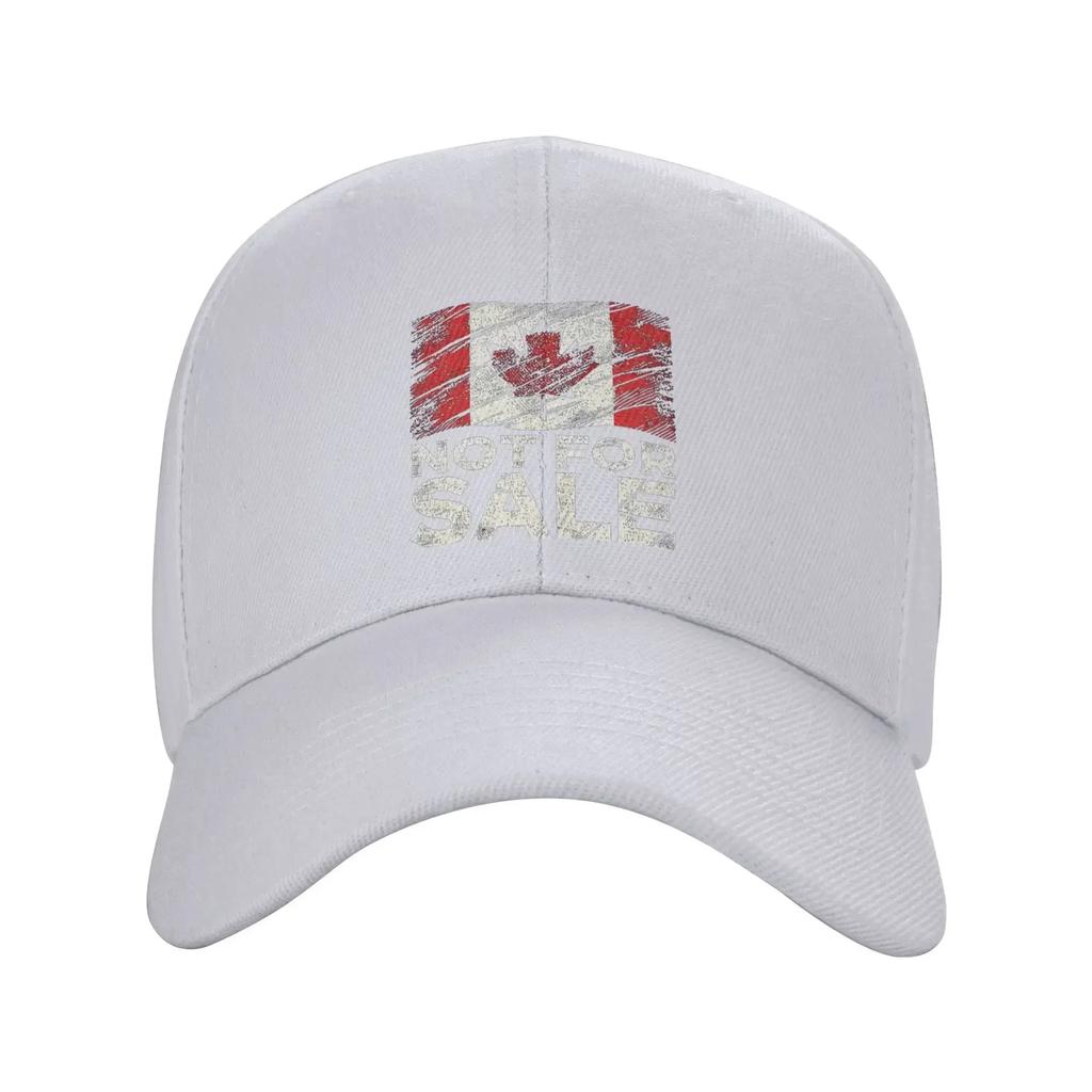 Canada is Not For Sale Sun Baseball Cap Flag Design Summer Design Print Trucker Hat For Unisex-Teens Kpop Rock Hats