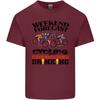 Weekend Forecast Cycling Cyclist Bicycle Unisexs Light Cotton TShirt