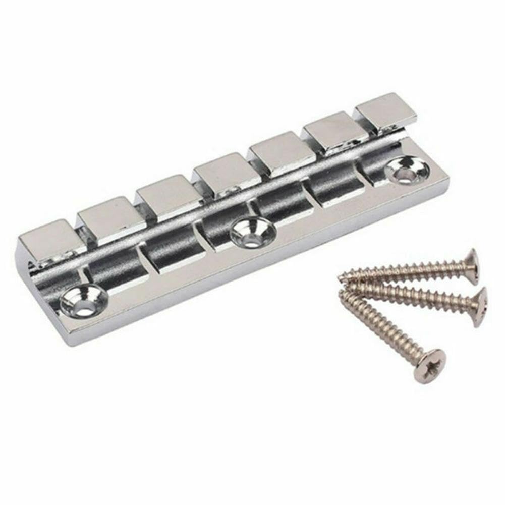 Stop Bar Tailpiece Kit, Chrome Finish, for 6-String Flat-Top Guitars with Anchor