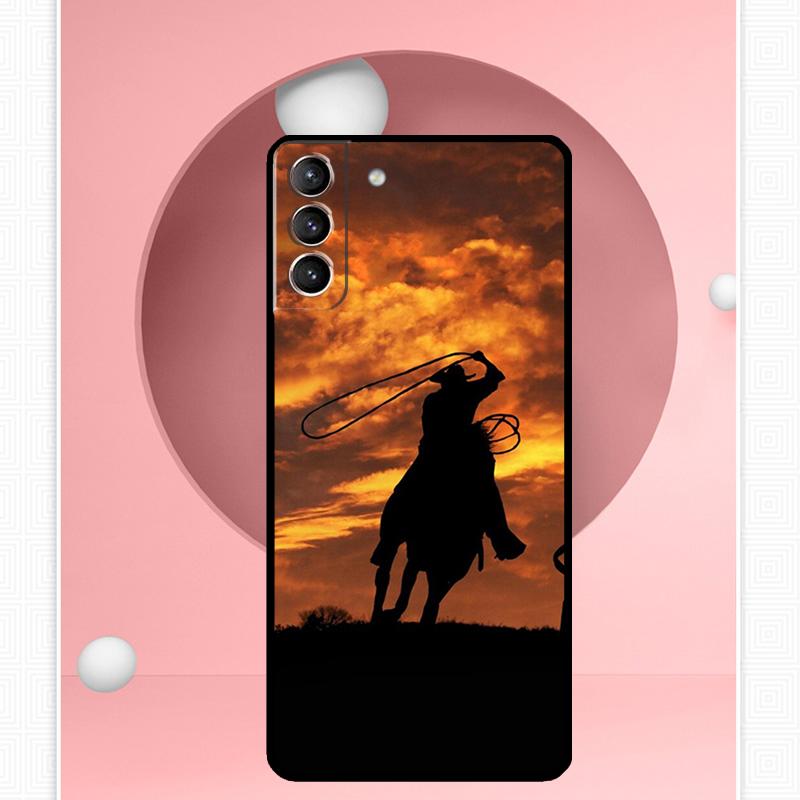 Extremsport Rodeo Cowboy Lasso Hülle für Samsung Galaxy S24 S23 Ultra S22 S20 FE S21 FE Note 10 20 S8 S9 S10 Plus Hülle