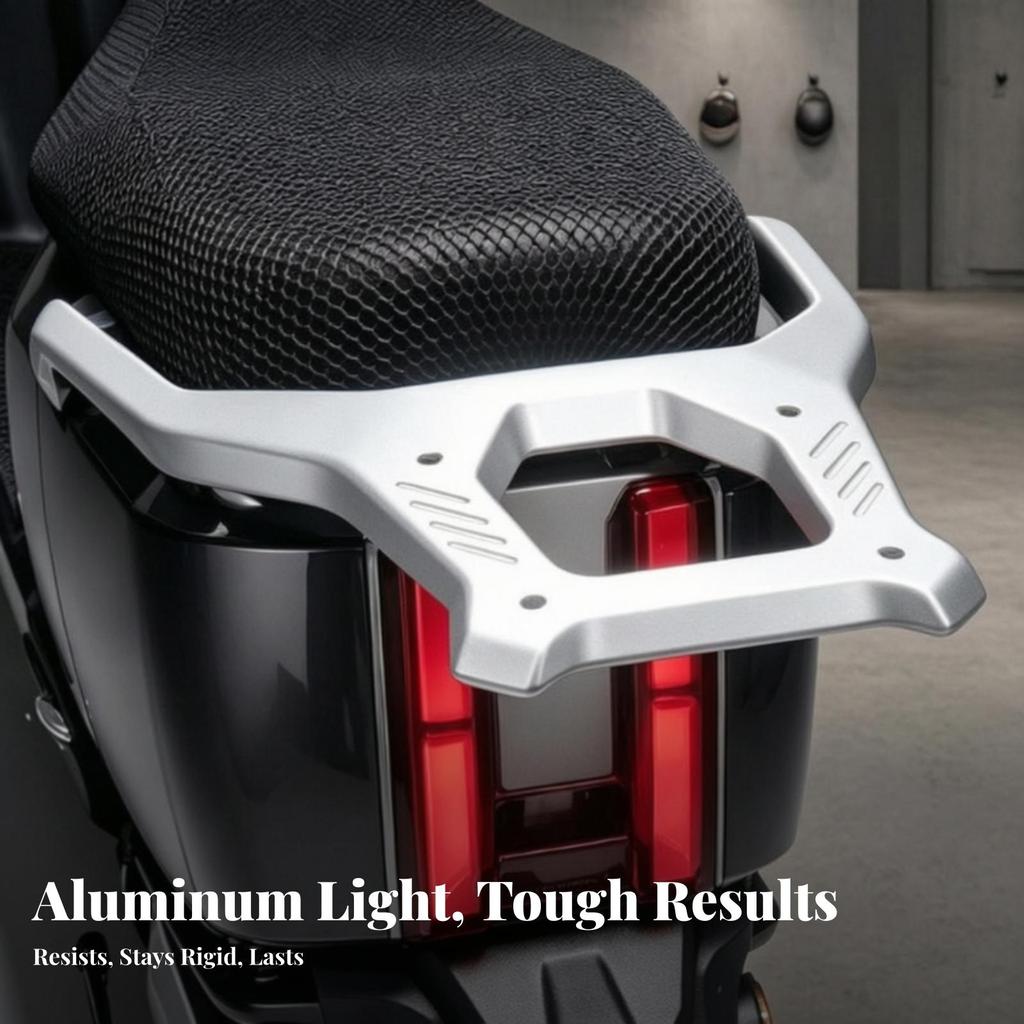 Scooter Rear Rack Robust Carrier Secure for Commuters