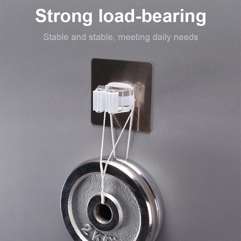 2/4pcs Wall Mounted Mop Organizer Holder Rack Brush Broom Hanger Hooks Housekeeper On Wall for Bathroom Kitchen Storage Hook