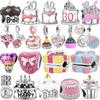 New Happy Birthday Anniversary Celebration Charms Bead Pendant Fitcopper Bracelet Necklacecopper Trinket Diy Jewelry