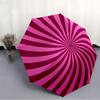 1pc Spiral Pattern Automatic Folding Umbrella - 8-Rib Compact Travel Umbrella Durable & Portable for Outdoor Use, Perfect Gift013
