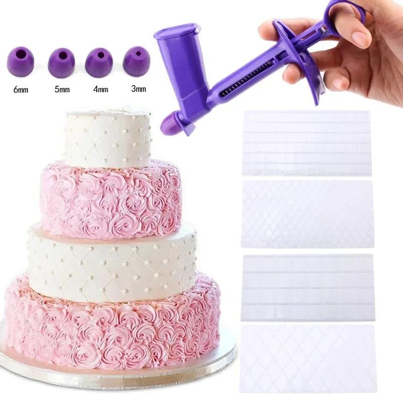 1SET DIY Plastic Pearl Applicator Fondant Cake Decorating Tool Pearl Ball Applicator Sugarcraft Cake Tools designed for Cake Decoration