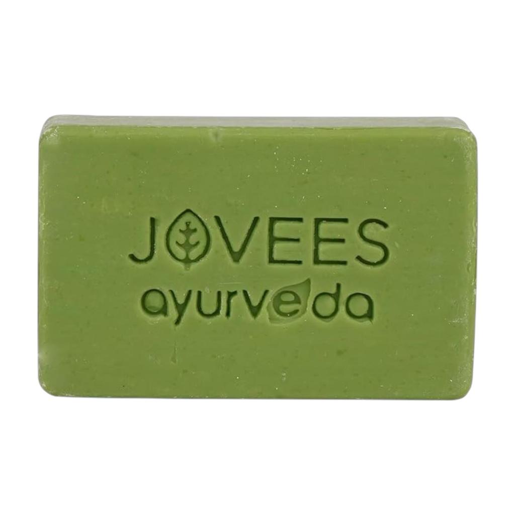 Jovees Herbal Cinnamon & Neem Anti Acne Face Bar Soap 75G Pack of 2 for Oily Skin Acne Blemishes