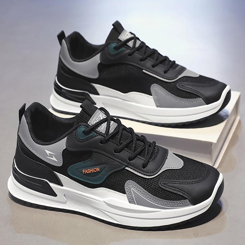 

Men s shoes spring new breathable mesh shoes men s casual sports shoes youth running shoes 39 [Default shoebox]