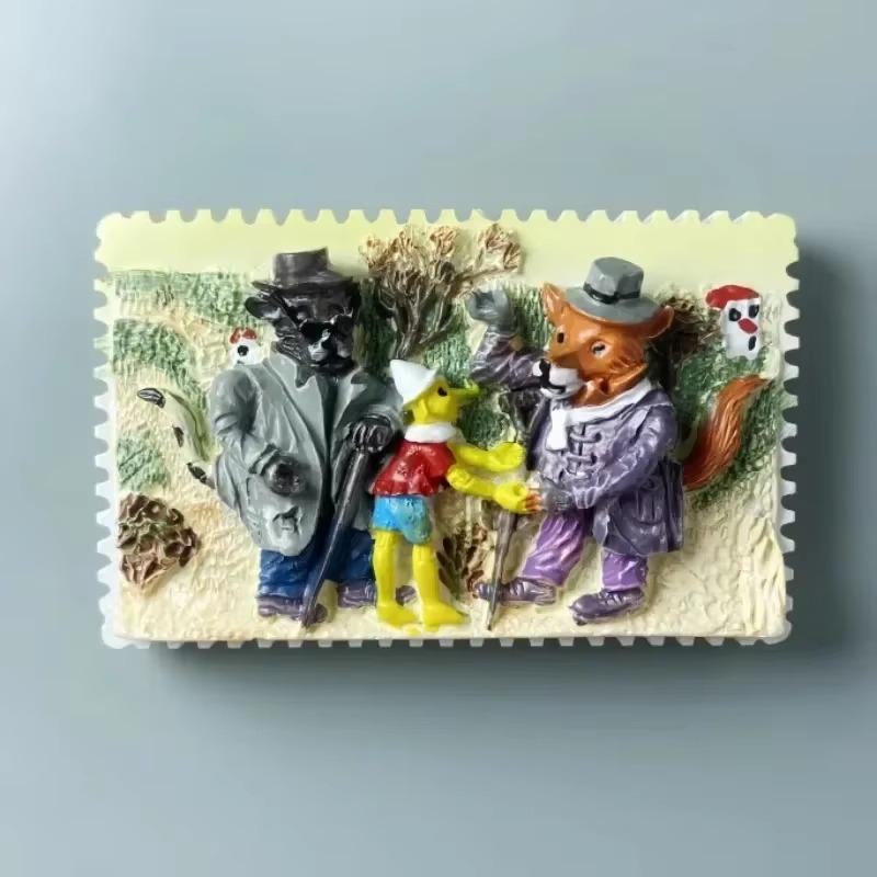 Italy Souvenirs Fairy Tale Sicily Fridge Stickers Wedding Gifts Circus Venice Pisa Fridge Magnets Home Decoration Wedding Gifts